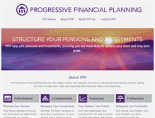 Tablet Screenshot of progressive-fp.co.uk